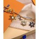 Replica LV Snowflakes Charm per borsa a catena dorata