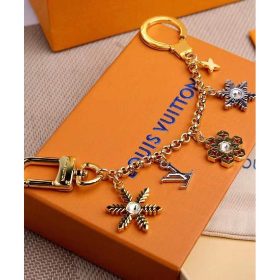 Replica LV Snowflakes Charm per borsa a catena dorata