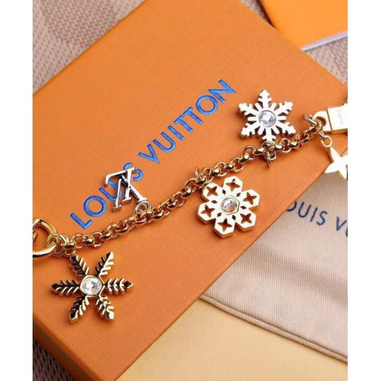 Replica LV Snowflakes Charm per borsa a catena dorata