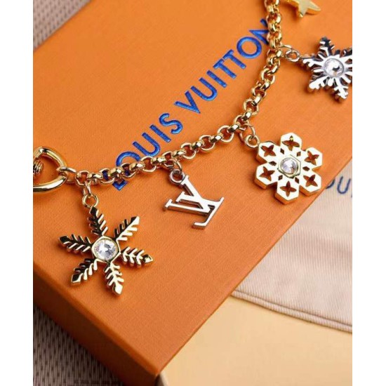 Replica LV Snowflakes Charm per borsa a catena dorata