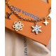 Replica LV Snowflakes Charm per borsa a catena dorata