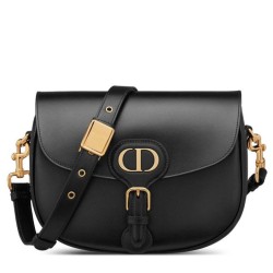 Replica Christian Dior Medium Dior Bobby Borse Nera