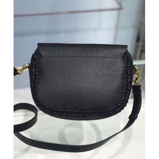 Replica Christian Dior Medium Dior Bobby Borse Nera