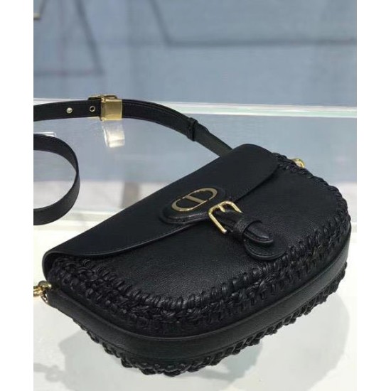 Replica Christian Dior Medium Dior Bobby Borse Nera