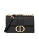 Replica Borsa a catena Christian Dior 30 Montaigne Nera