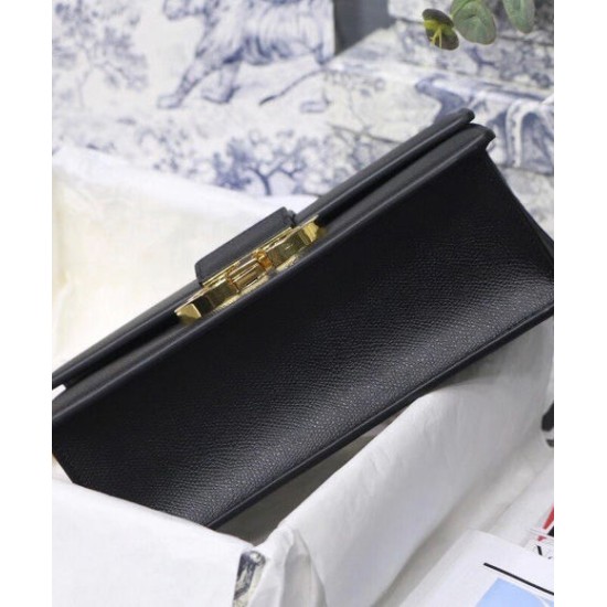 Replica Borsa a catena Christian Dior 30 Montaigne Nera