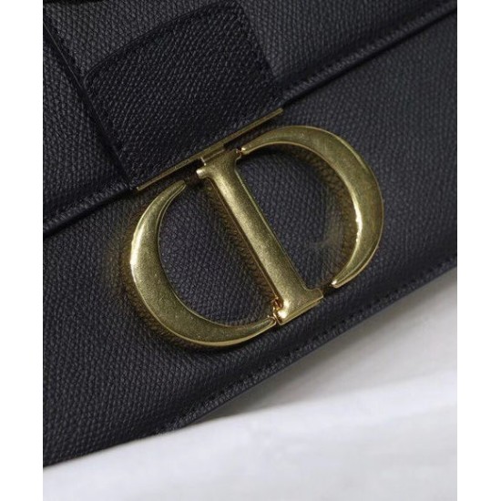 Replica Borsa a catena Christian Dior 30 Montaigne Nera