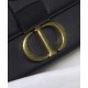 Replica Borsa a catena Christian Dior 30 Montaigne Nera