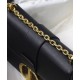 Replica Borsa a catena Christian Dior 30 Montaigne Nera