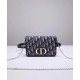 Replica Pochette Christian Dior 30 Montaigne 2-in-1 blu scuro