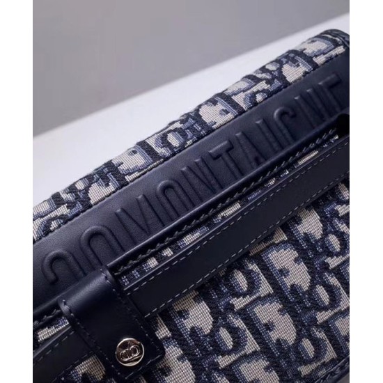 Replica Pochette Christian Dior 30 Montaigne 2-in-1 blu scuro