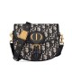 Replica Borsa Christian Dior piccola Dior Bobby blu scuro