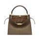 Replica Peekaboo X-lite Medium Leather Borse Coffee