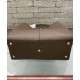 Replica Peekaboo X-lite Medium Leather Borse Coffee
