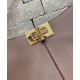 Replica Peekaboo X-lite Medium Leather Borse Coffee