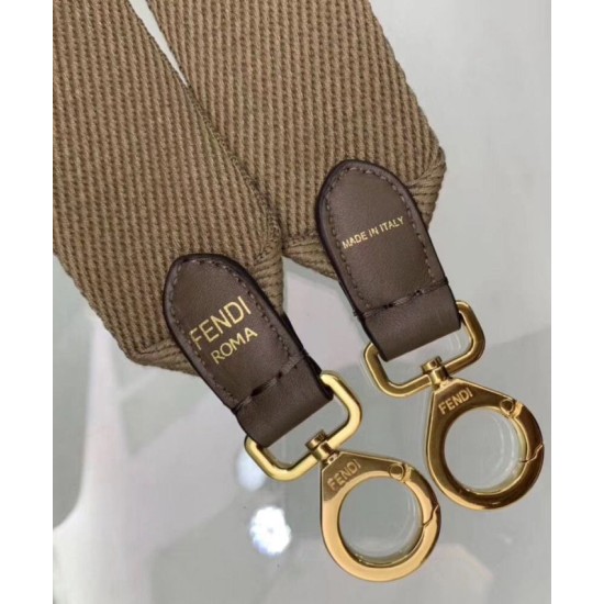 Replica Peekaboo X-lite Medium Leather Borse Coffee
