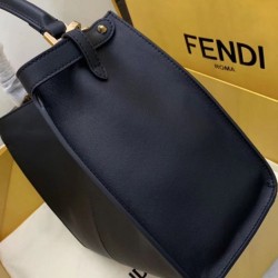 Replica Borsa Peekaboo X-lite media in pelle nera