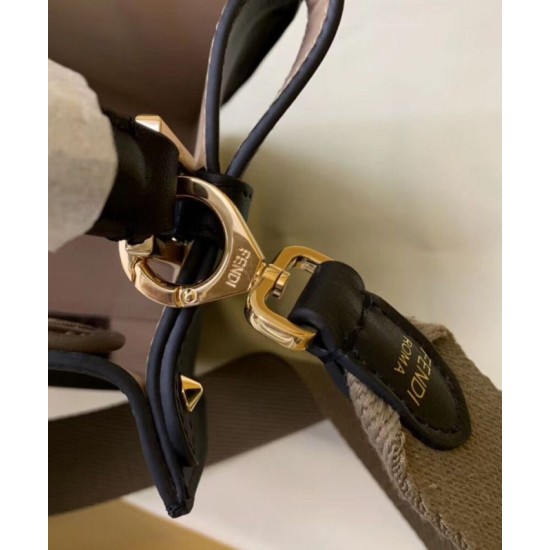 Replica Borsa Peekaboo X-lite media in pelle nera