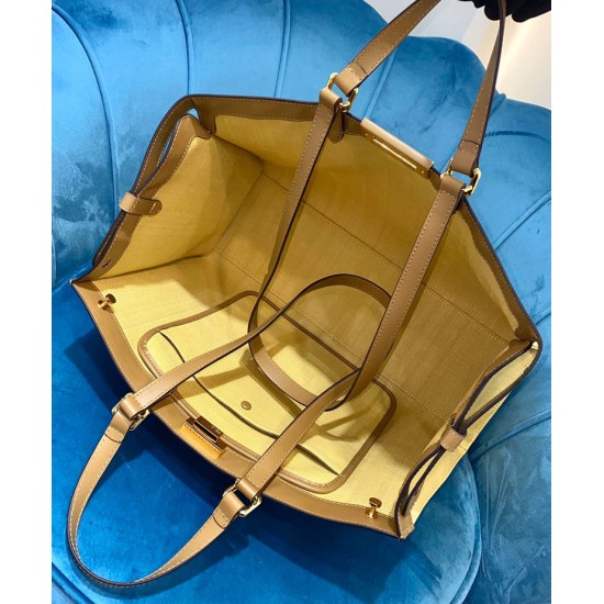 Replica Borsa Peekaboo X-tote Canvas 8BH374 Crema