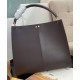 Replica Borsa Peekaboo X-lite media in pelle caffè scuro