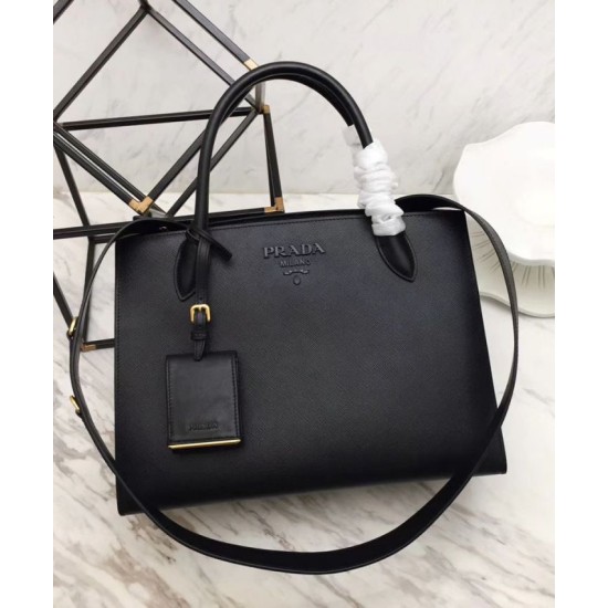 Replica Borsa Prada Monochrome 1BA155 Nera