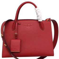 Replica Borsa Prada Monochrome 1BA155 Rossa