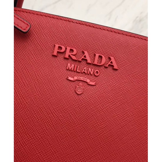 Replica Borsa Prada Monochrome 1BA155 Rossa