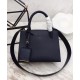 Replica Borsa in pelle Saffiano monocromatica Prada 1BA156 blu scuro Replica Borsa in pelle Saffiano monocromatica Prada 1BA156 blu scuro