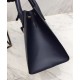 Replica Borsa in pelle Saffiano monocromatica Prada 1BA156 blu scuro Replica Borsa in pelle Saffiano monocromatica Prada 1BA156 blu scuro