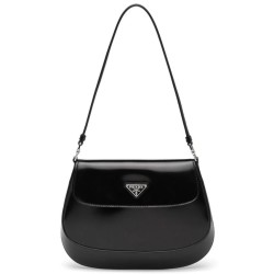 Replica Borsa a tracolla Prada Cleo in pelle spazzolata con patta 1BD311
