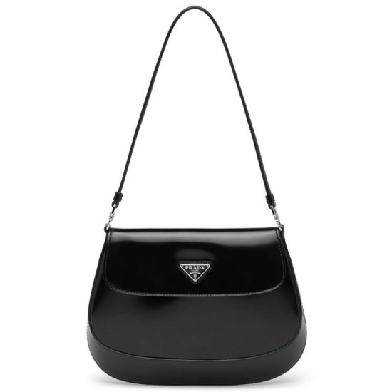 Replica Borsa a tracolla Prada Cleo in pelle spazzolata con patta 1BD311