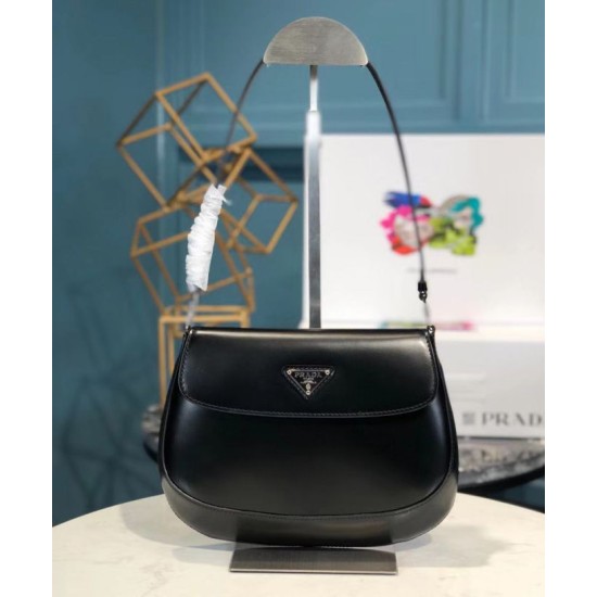 Replica Borsa a tracolla Prada Cleo in pelle spazzolata con patta 1BD311