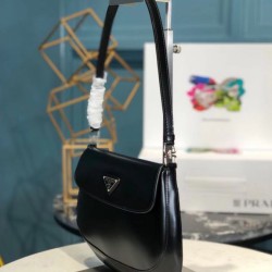 Replica Borsa a tracolla Prada Cleo in pelle spazzolata con patta 1BD311