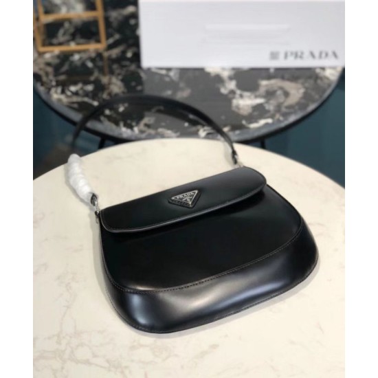 Replica Borsa a tracolla Prada Cleo in pelle spazzolata con patta 1BD311