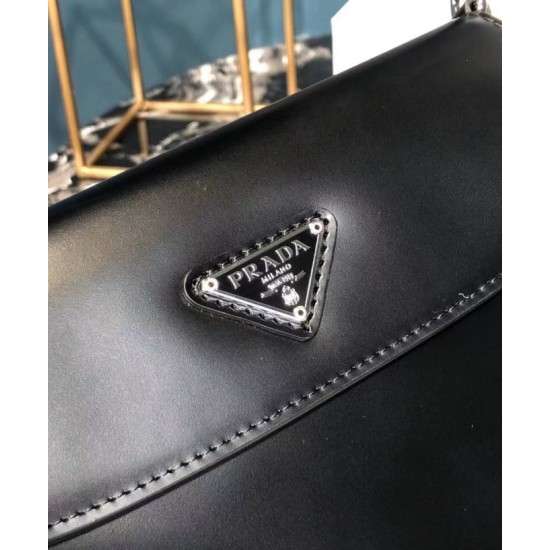 Replica Borsa a tracolla Prada Cleo in pelle spazzolata con patta 1BD311