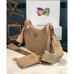 Replica Borsa Prada Re-Edition 2005 in pelle Saffiano 1BH204 Albicocca