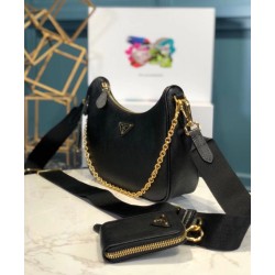Replica Borsa Prada Re-Edition 2005 in pelle Saffiano 1BH204 Nera