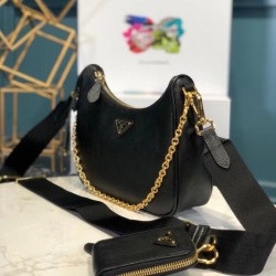Replica Borsa Prada Re-Edition 2005 in pelle Saffiano 1BH204 Nera