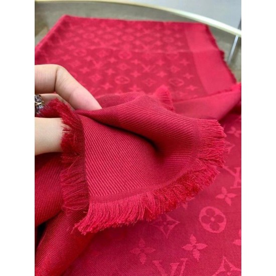 Replica Red Monogram Scialle M72237