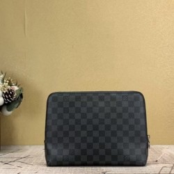 Replica New Pouch Damier Graphite N60417