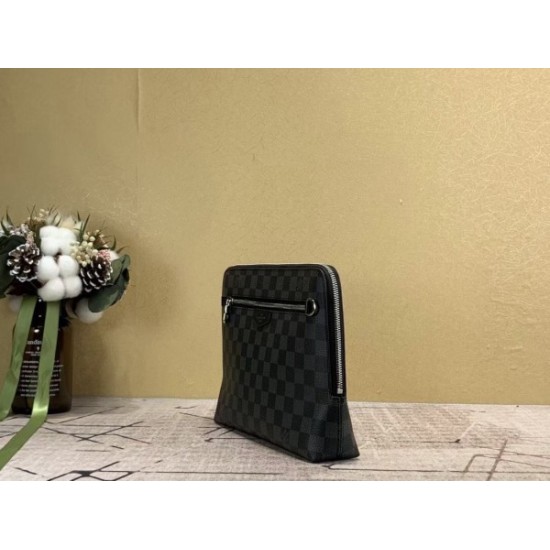 Replica New Pouch Damier Graphite N60417