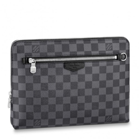 Replica New Pouch Damier Graphite N60417