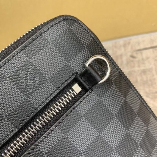 Replica New Pouch Damier Graphite N60417