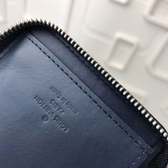 Replica Zippy Portafoglio Vertical Damier Graphite N63305