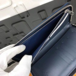 Replica Zippy Portafoglio Vertical Damier Graphite N63305