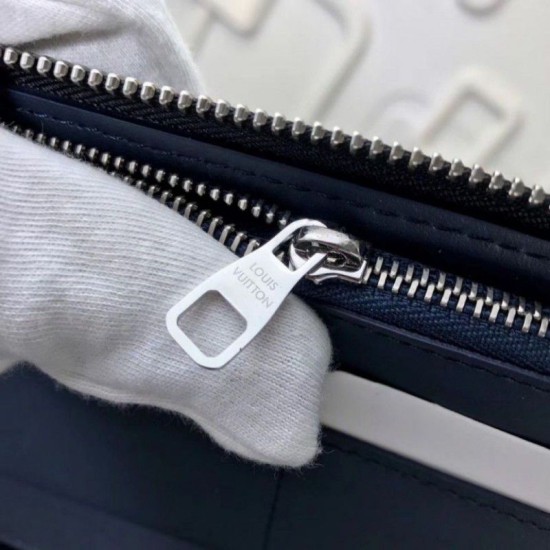 Replica Zippy Portafoglio Vertical Damier Graphite N63305