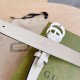Replica Cintura Gucci GG Marmont sottile 3cm 414516 Bianco