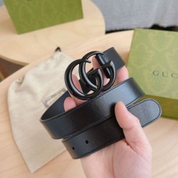 Replica Cintura Gucci GG Marmont sottile 3cm 414516 Nero