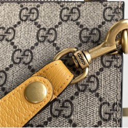 Replica Pochette Gucci Neo Vintage GG Supreme 473956 Marrone
