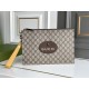 Replica Pochette Gucci Neo Vintage GG Supreme 473956 Marrone